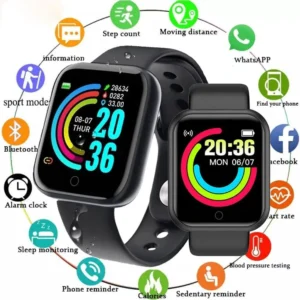 Smartwatch D20 - Relógio Inteligente y68 Esportivo Bluetooth Android/iOS - Com foto Na Tela - AliExpress